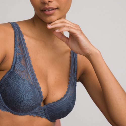 Reggiseno Foulard In Pizzo Riciclato Donna Taglie 1 A - la redoute collections - Modalova