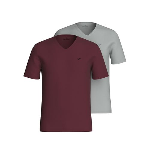 Confezione Da 2 T-shirt Scollo A V Gift Uomo Taglie 3XL - kaporal - Modalova