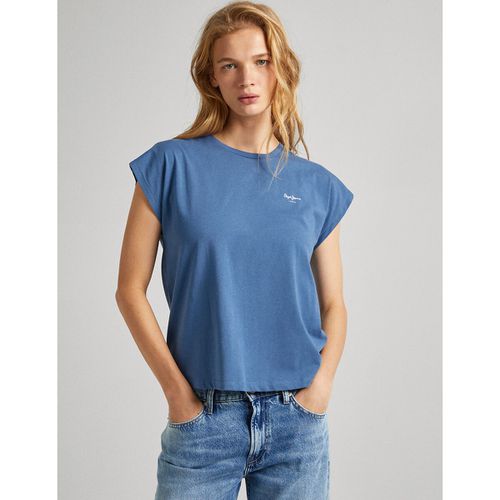 T-shirt In Jersey, Con Logo Donna Taglie L - pepe jeans - Modalova