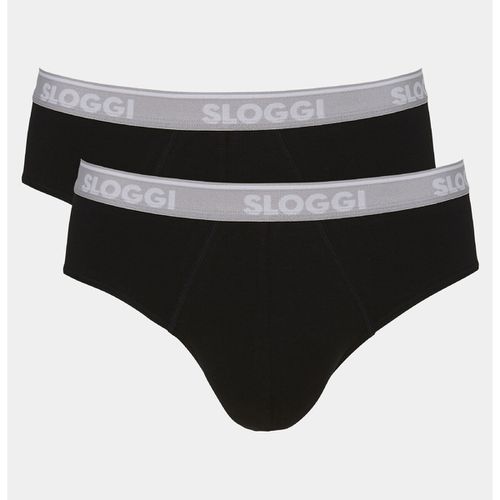 Confezione Da 2 Slip Tinta Unita Uomo Taglie XL - sloggi - Modalova