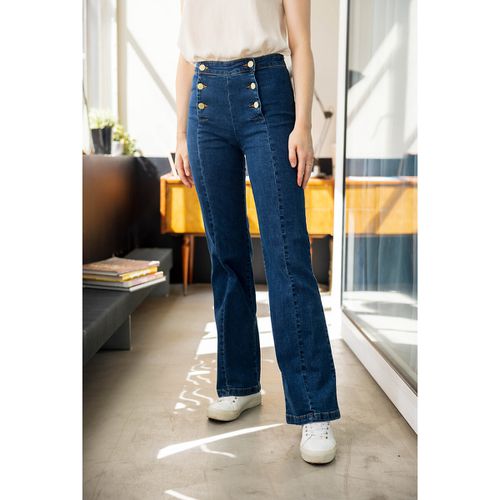 Jeans Flare A Ponte Paula Donna Taglie 40 - la petite etoile - Modalova