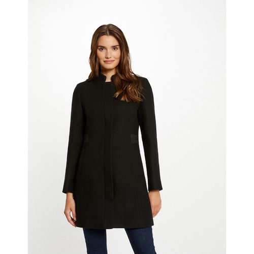 Cappotto Dritto Collo Alto Donna Taglie 40 - morgan - Modalova