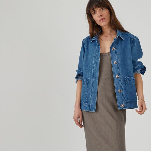 Giacca con bottoni Signature, in denim - LA REDOUTE COLLECTIONS - Modalova