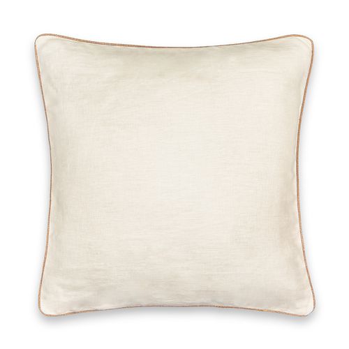 Fodera per cuscino in lino lavato in sbieco color oro, Onega - LA REDOUTE INTERIEURS - Modalova