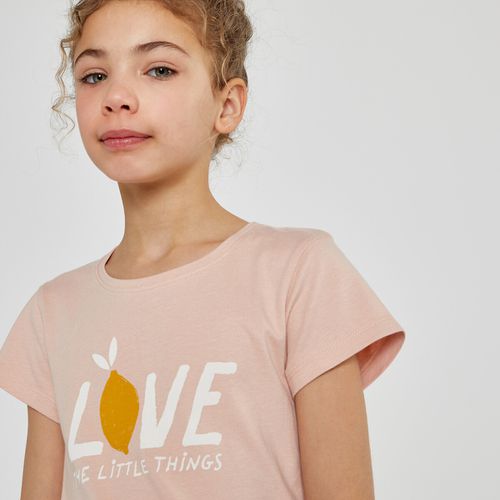 T-shirt Maniche Corte Bambina Taglie 12 anni - 150 cm - la redoute collections - Modalova