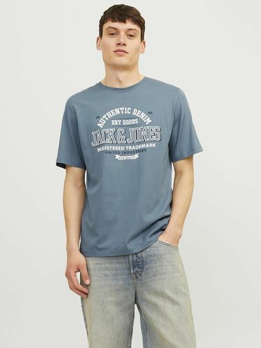 T-shirt girocollo motivo fantasia - JACK & JONES - Modalova