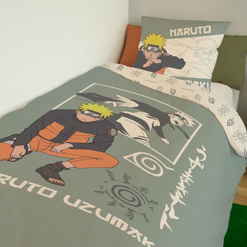 Parure da letto cotone, Naruto Uzumaki - NARUTO SHIPPUDEN - Modalova