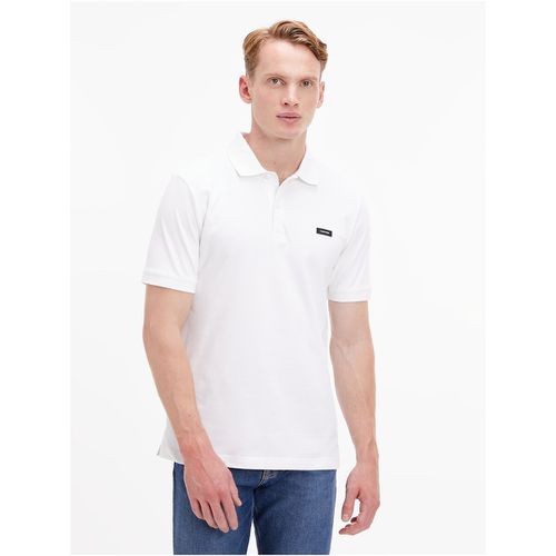 Polo Slim Piqué Uomo Taglie S - calvin klein - Modalova