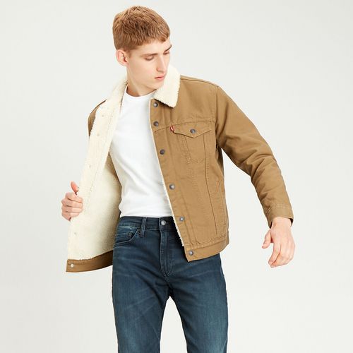 Giacca In Tela Fodera Sherpa Uomo Taglie XXL - levi's - Modalova