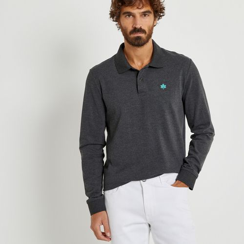 Polo A Maniche Lunghe In Puro Cotone Uomo Taglie S - la redoute collections - Modalova