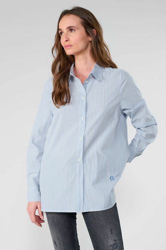 Camicia a righe, collo italiano - LE TEMPS DES CERISES - Modalova