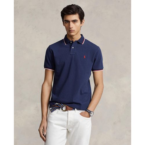 Polo Dritta Custom Fit In Maglia Piqué Uomo Taglie S - polo ralph lauren - Modalova