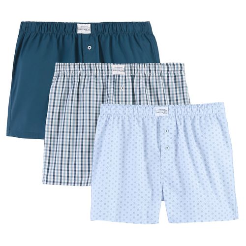 Confezione Da 3 Boxer Puro Cotone Uomo Taglie M - la redoute collections - Modalova