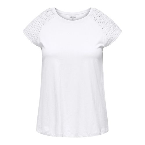 T-shirt Maniche Ricamate Donna Taglie 46/48 - only carmakoma - Modalova