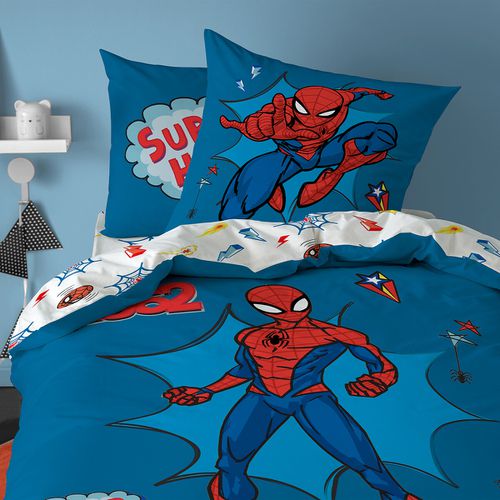 Copripiumone + Federa Cotone, Spiderman Avenger Taglie 140 x 200 cm - spider-man - Modalova