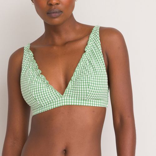 Reggiseno per bikini modello foulard seersucker vichy - LA REDOUTE COLLECTIONS - Modalova