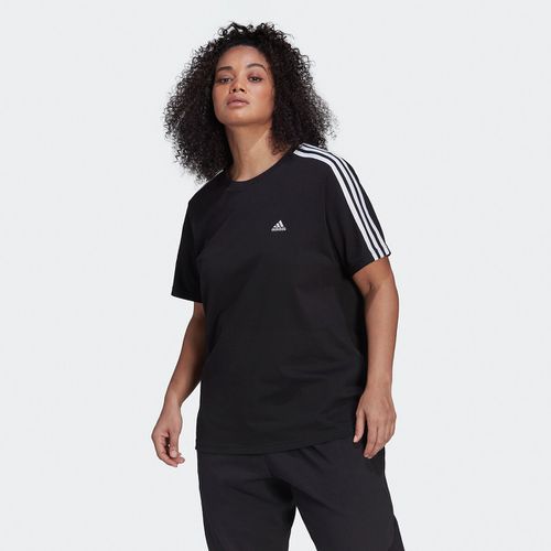 T-shirt Essentials Slim 3-stripes Donna Taglie 60/62 - adidas sportswear - Modalova
