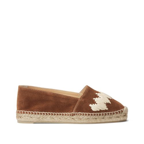 Espadrillas piatte scamosciate Karen - CASTANER - Modalova