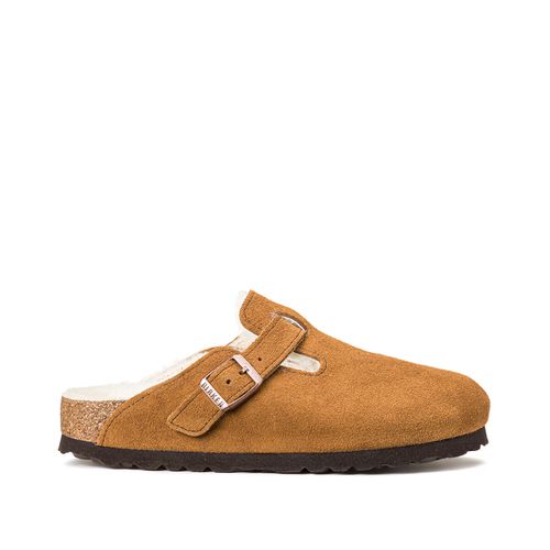 Sabots pelle scamosciata imbottiti Boston VL/Fell - BIRKENSTOCK - Modalova