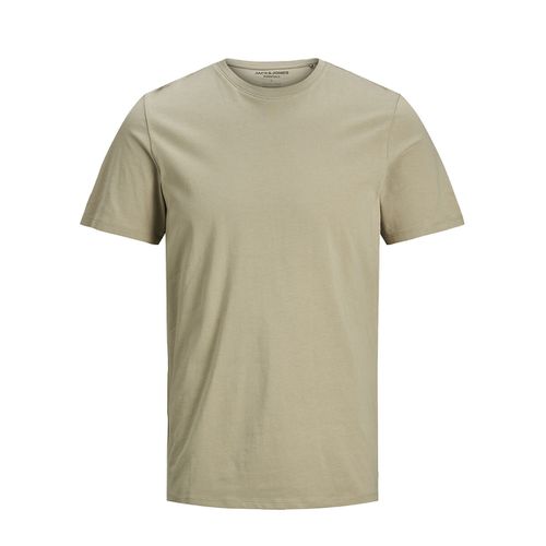 T-shirt scollo rotondo in cotone bio - JACK & JONES - Modalova