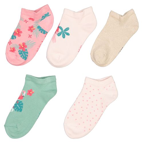 Confezione Da 5 Paia Di Calze Basse Bambina Taglie 35/38 - la redoute collections - Modalova