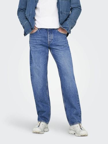 Jeans Dritto Edge Uomo Taglie W34 L34 (US) - 48 (IT) - only & sons - Modalova