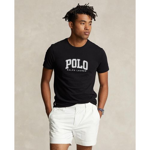 T-shirt dritta con logo - POLO RALPH LAUREN - Modalova