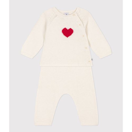 Completo In Maglia Lana E Cotone Taglie 12 mesi - 74 cm - petit bateau - Modalova