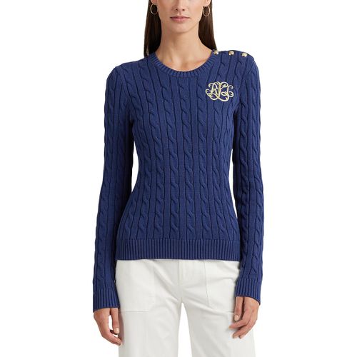 Maglione Girocollo Maglia A Trecce Montiva - lauren ralph lauren - Modalova