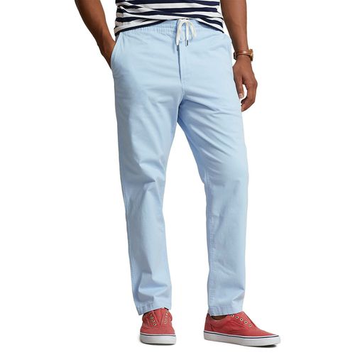 Pantaloni Dritti In Cotone Stretch Prepster Uomo Taglie M - polo ralph lauren - Modalova