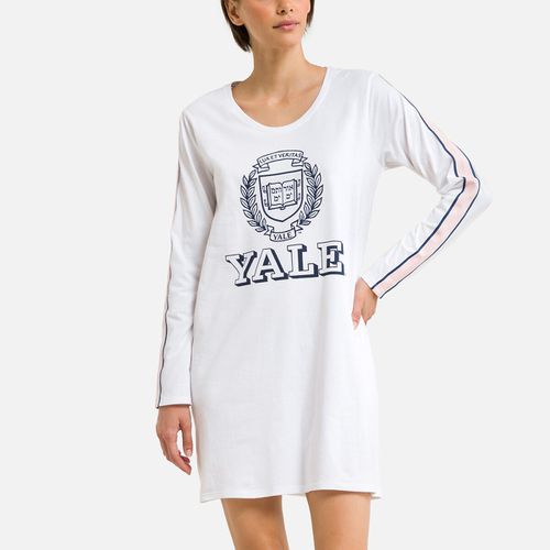 T-shirt grande in cotone a maniche lunghe - YALE - Modalova