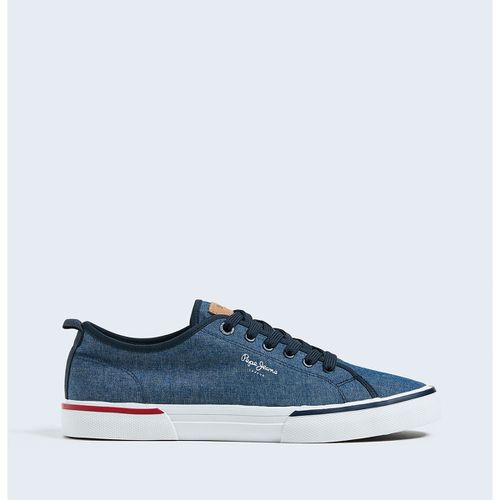 Baskets In Tela Chambray Kenton Uomo Taglie 40 - pepe jeans - Modalova