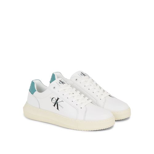 Sneakers In Pelle Chunky Cuspole Uomo Taglie 42 - calvin klein jeans - Modalova