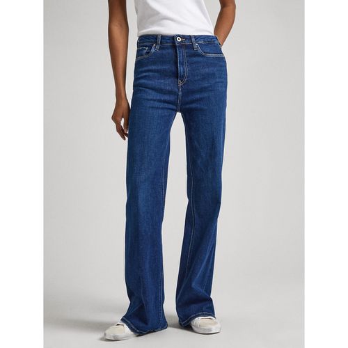 Jeans Bootcut, Vita Alta Donna Taglie W26 L32 (US) - 40 (IT) - pepe jeans - Modalova