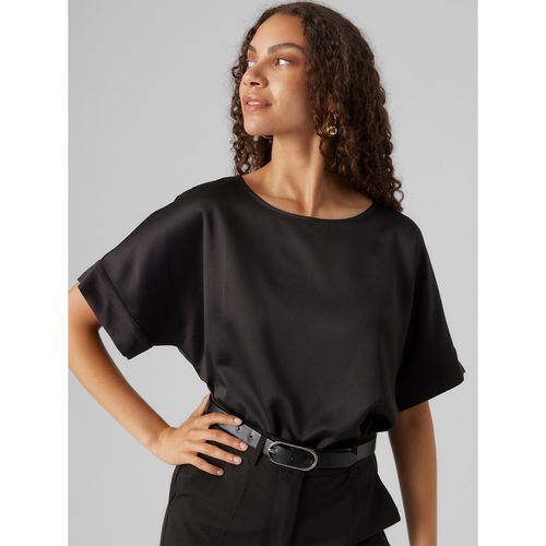 Camicetta Satinata, Maniche Corte Donna Taglie XS - vero moda - Modalova