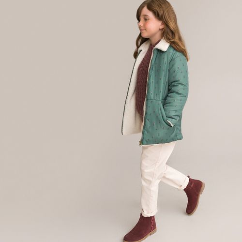 Cappotto Caldo Reversibile Bambina Taglie 10 anni - 138 cm - la redoute collections - Modalova