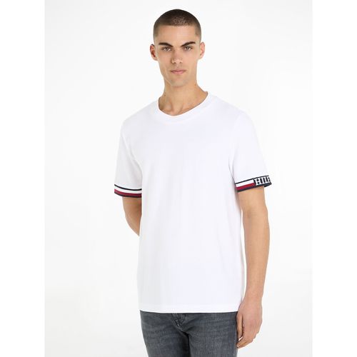 T-shirt Girocollo Con Fasce Colorate Uomo Taglie 3XL - tommy hilfiger - Modalova