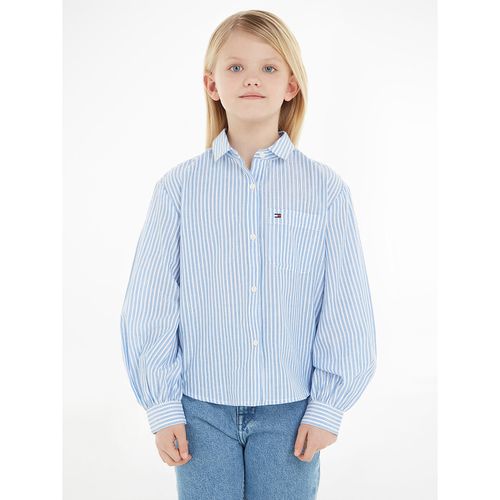 Camicia Maniche Lunghe A Righe Bambina Taglie 12 anni - 150 cm - tommy hilfiger - Modalova