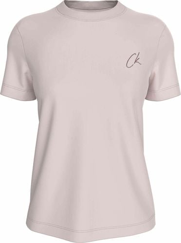 T-shirt girocollo maniche corte, logo CK - CALVIN KLEIN JEANS - Modalova