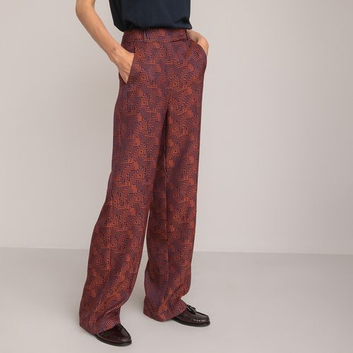 Pantaloni Larghi, Jacquard Motivo Grafico Donna Taglie 40 - la redoute collections - Modalova
