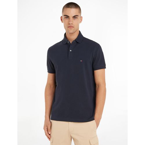 Polo dritta stretch 2 bottoni al collo - TOMMY HILFIGER - Modalova