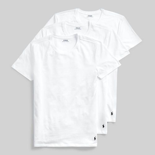 Confezione Da 3 T-shirt Girocollo Uomo Taglie M - polo ralph lauren - Modalova
