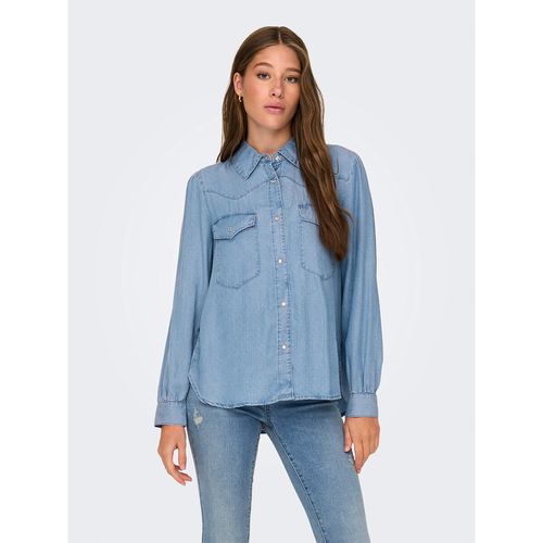 Camicia In Denim, Maniche Lunghe Donna Taglie XS - only - Modalova