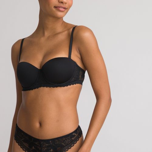 Reggiseno a fascia in pizzo riciclato - LA REDOUTE COLLECTIONS - Modalova