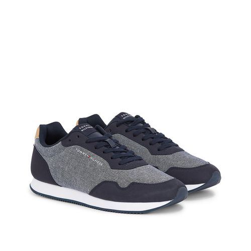 Sneakers Runner Mix Chambray Uomo Taglie 40 - tommy hilfiger - Modalova