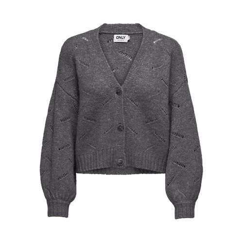 Cardigan scollo a V, maglia traforata - ONLY - Modalova