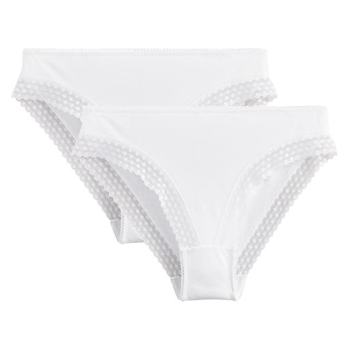 Confezione da 2 slip in microfibra, Microflex - LA REDOUTE COLLECTIONS - Modalova