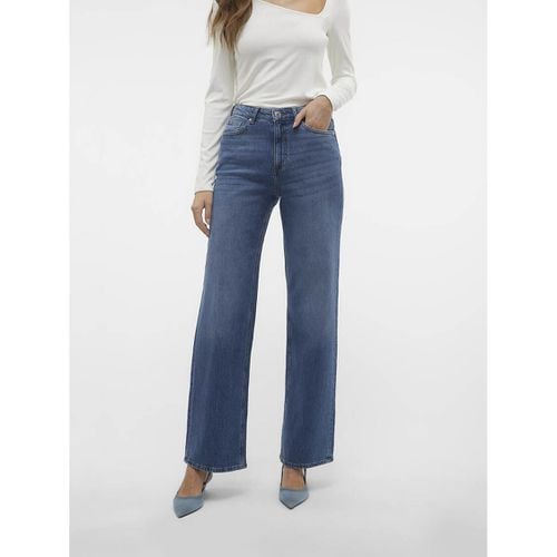 Jeans Larghi, Vita Alta Donna Taglie W25 L32 (US) - 38 (IT) - vero moda - Modalova