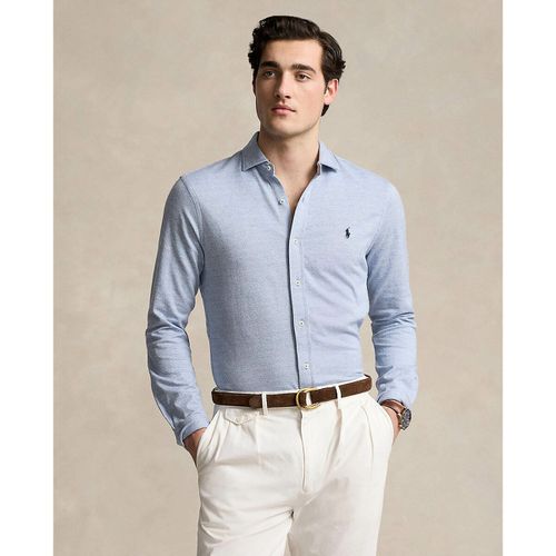 Camicia In Cotone Con Motivi Logo Ricamato Uomo Taglie L - polo ralph lauren - Modalova