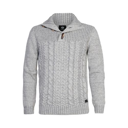 Maglione collo alto a trecce - PETROL INDUSTRIES - Modalova